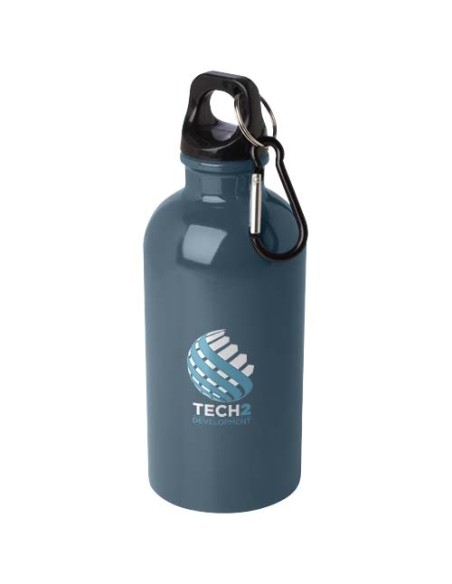 Borraccia da 400 ml in acciaio inossidabile certificato RCS a parete singola con moschettone Oregon
