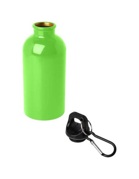Borraccia da 400 ml in acciaio inossidabile certificato RCS a parete singola con moschettone Oregon