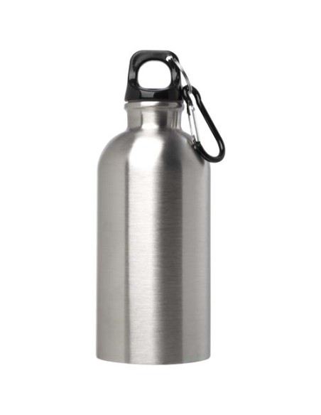 Borraccia da 400 ml in acciaio inossidabile certificato RCS a parete singola con moschettone Oregon