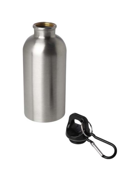 Borraccia da 400 ml in acciaio inossidabile certificato RCS a parete singola con moschettone Oregon