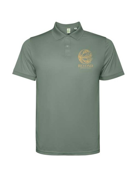 Polo unisex in tessuto terry riciclato Akoya