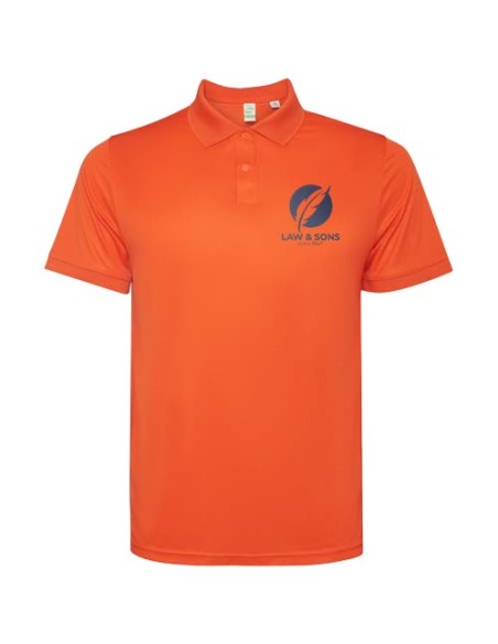 Polo unisex in tessuto terry riciclato Akoya
