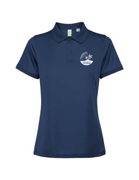 Polo unisex in tessuto terry riciclato Akoya