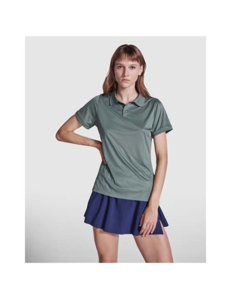 Polo unisex in tessuto terry riciclato Akoya