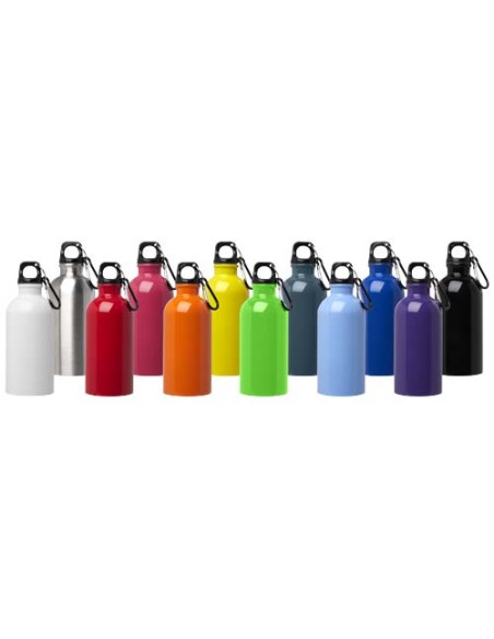 Borraccia da 400 ml in acciaio inossidabile certificato RCS a parete singola con moschettone Oregon
