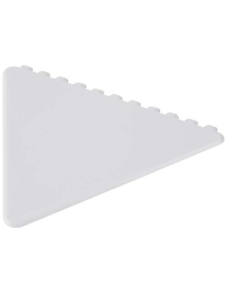 Frosty triangular recycled plastic ice scraper