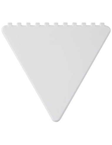 Frosty triangular recycled plastic ice scraper