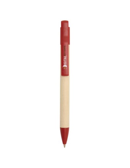 Penna a sfera in carta a base di canna da zucchero (inchiostro blu) Liliana
