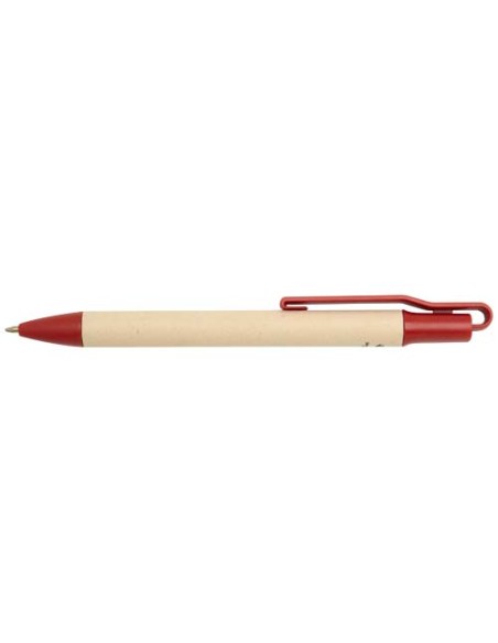Penna a sfera in carta a base di canna da zucchero (inchiostro blu) Liliana