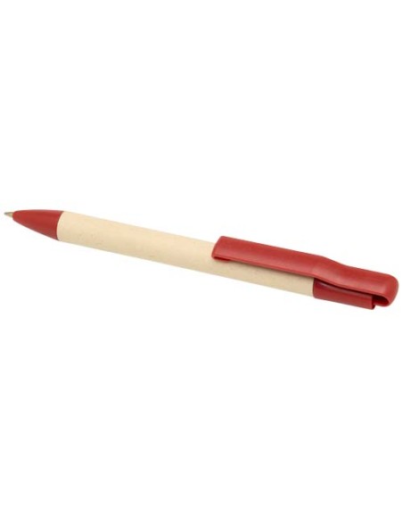 Penna a sfera in carta a base di canna da zucchero (inchiostro blu) Liliana