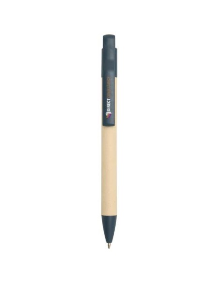 Penna a sfera in carta a base di canna da zucchero (inchiostro blu) Liliana