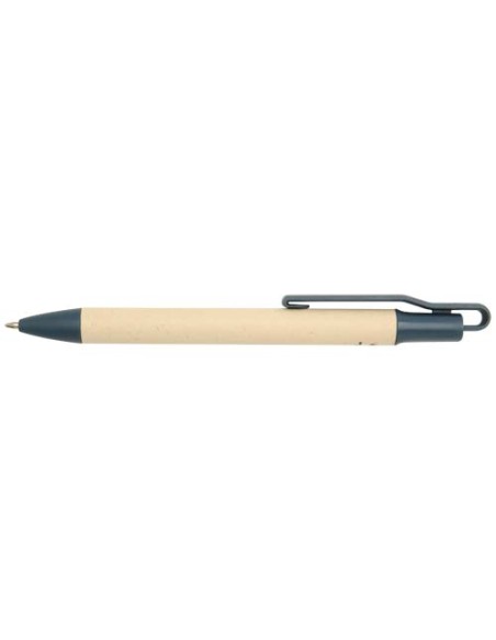 Penna a sfera in carta a base di canna da zucchero (inchiostro blu) Liliana