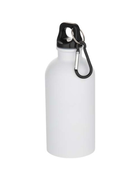 Borraccia da 400 ml in acciaio inossidabile certificato RCS a parete singola con moschettone Oregon